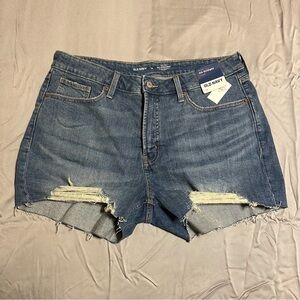 Old Navy Women's Distressed Blue Jean Shorts